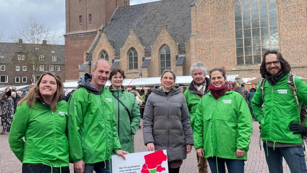 Met laura bromet op de markt
