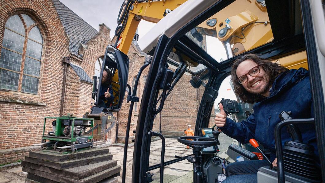 Erik-Jan in de machine