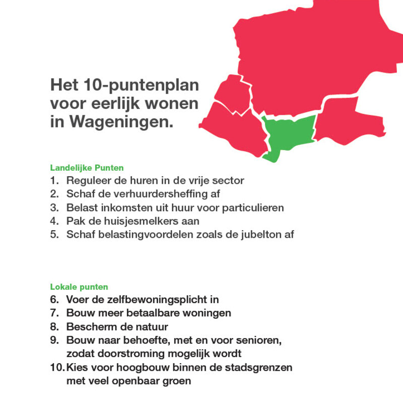 10-puntenplan voor eerlijk wonen