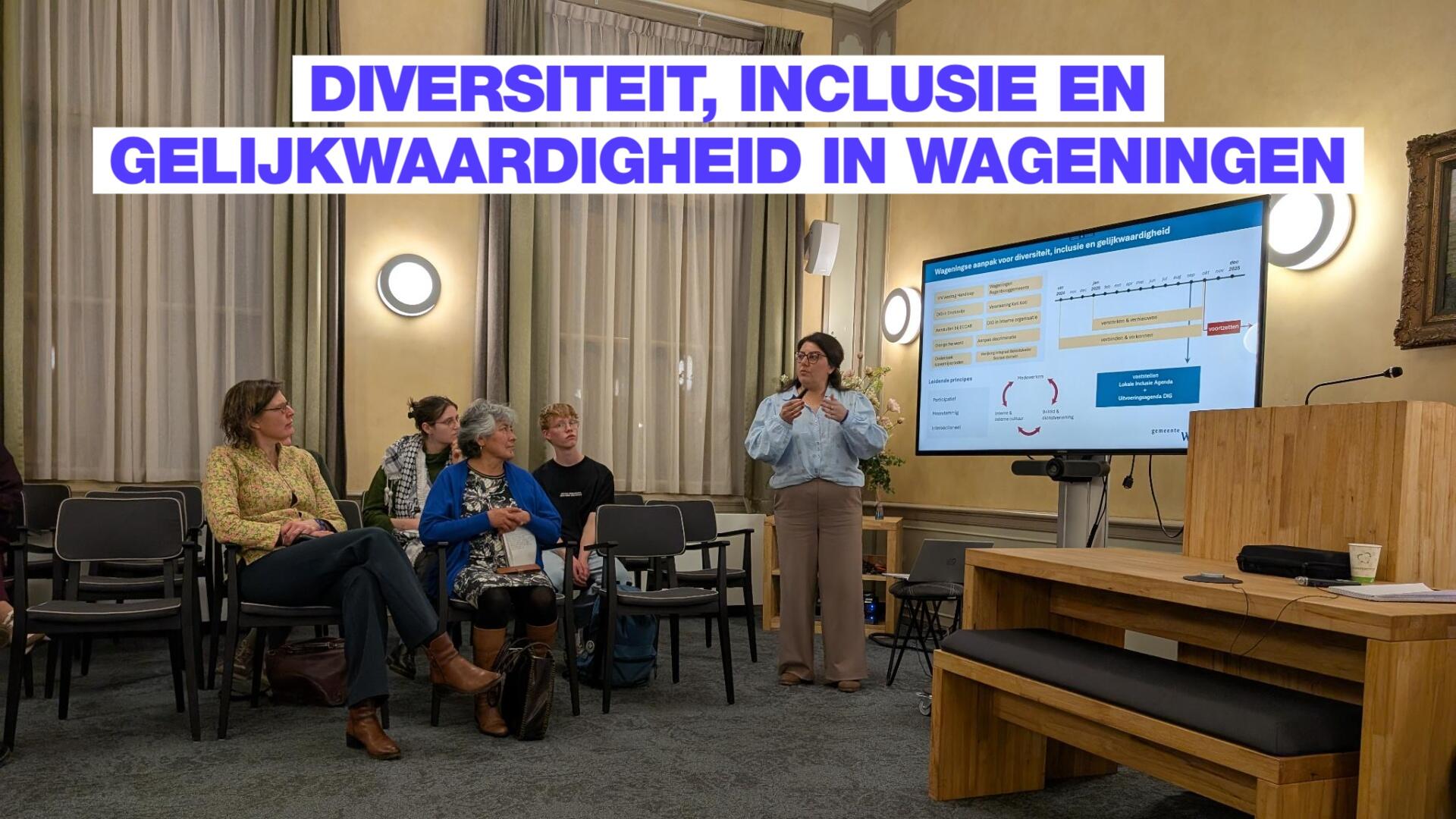 Percy bij DIG presentatie